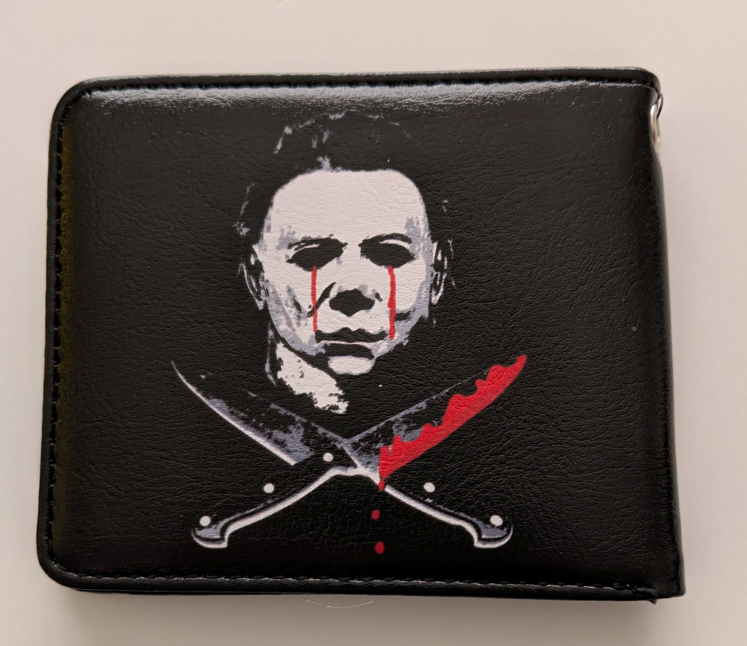 Michael Myers Bleeding Eyes Bi-Fold Wallet Official Halloween II Movie Merch