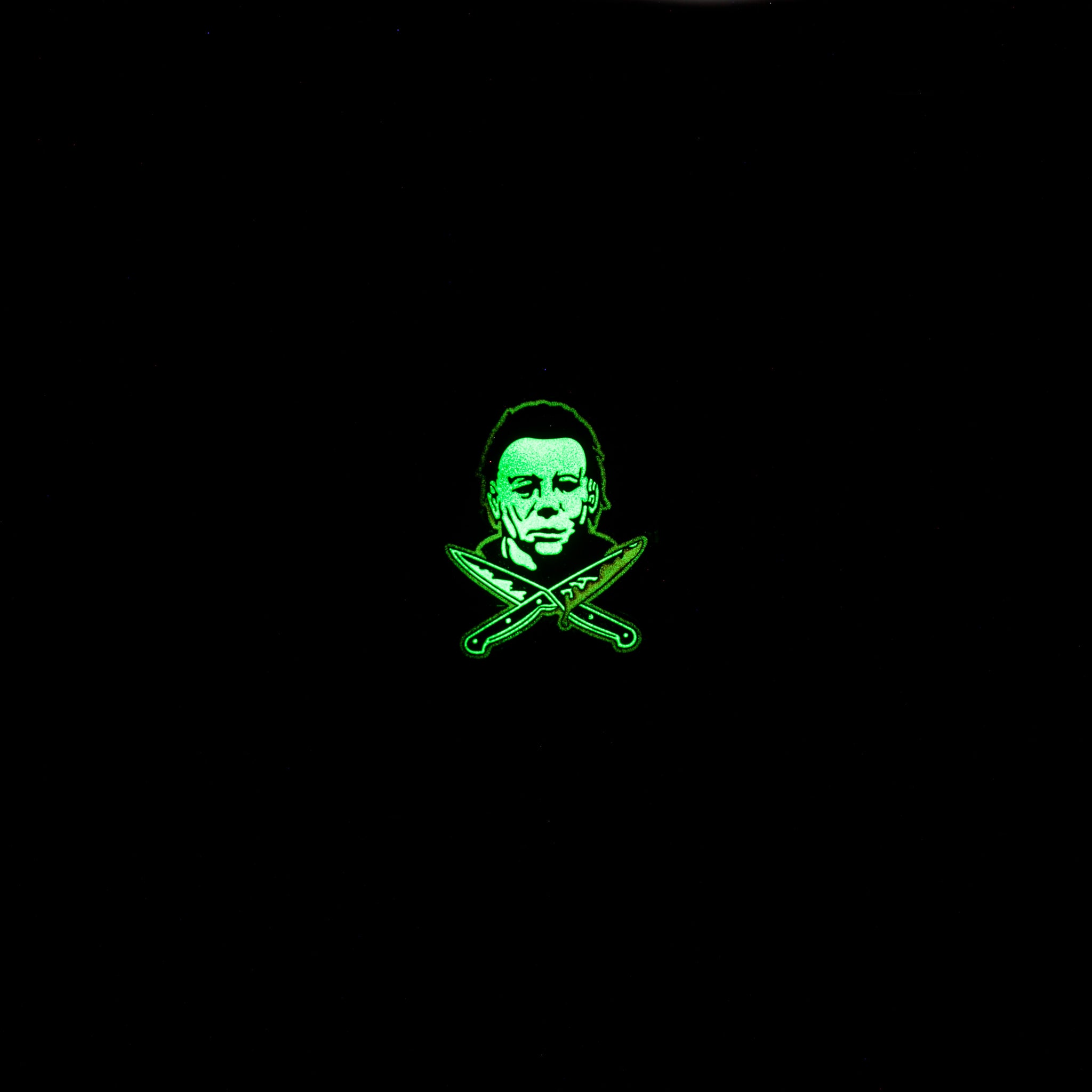 Halloween 2 Michael Myers Glow In The Dark Enamel Pin