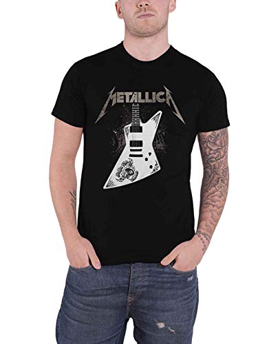 Metallica Papa Het Guitar Official Men's Black T-Shirt