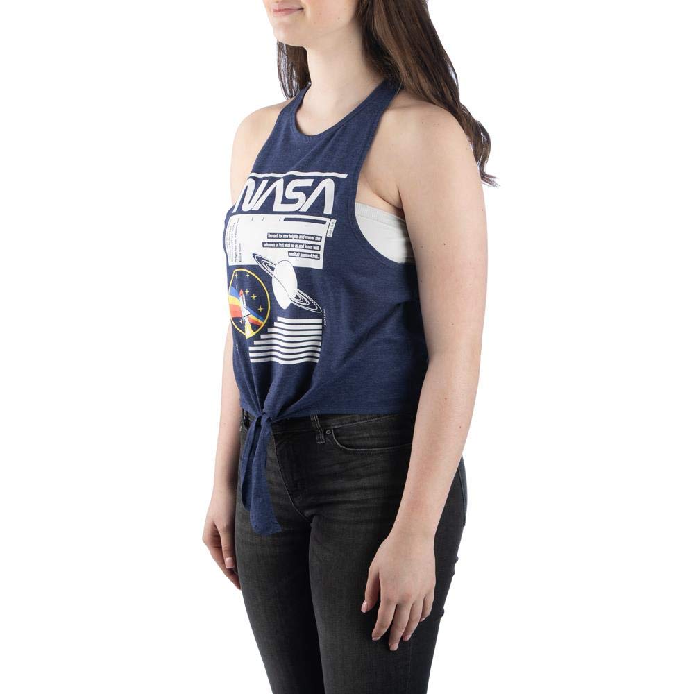NASA Tie-Front Tank Top - Women's Space Shirt