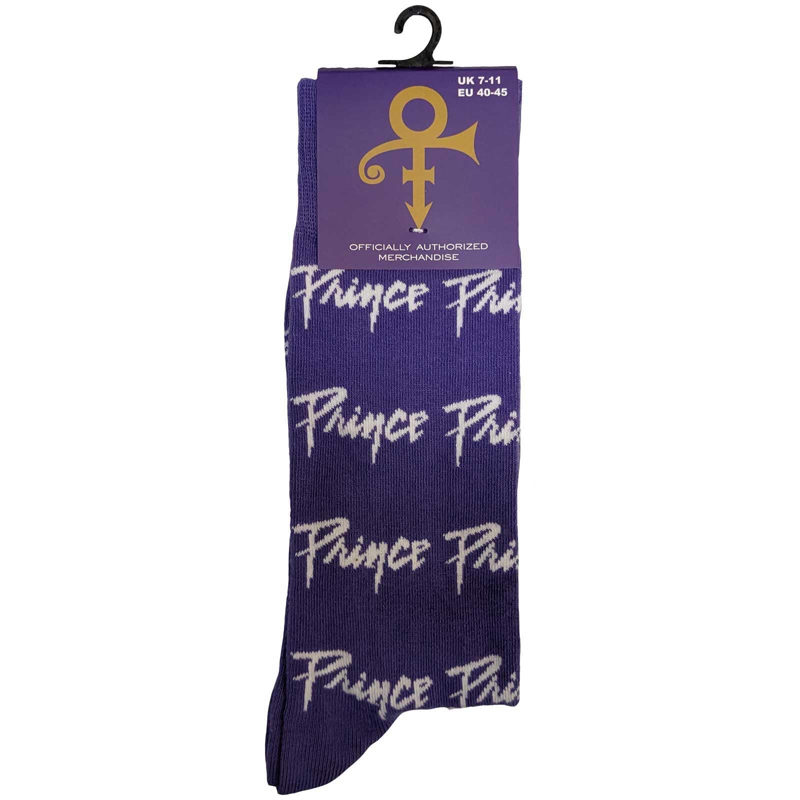 Prince Purple Rain Socks - Official Movie Album Socks