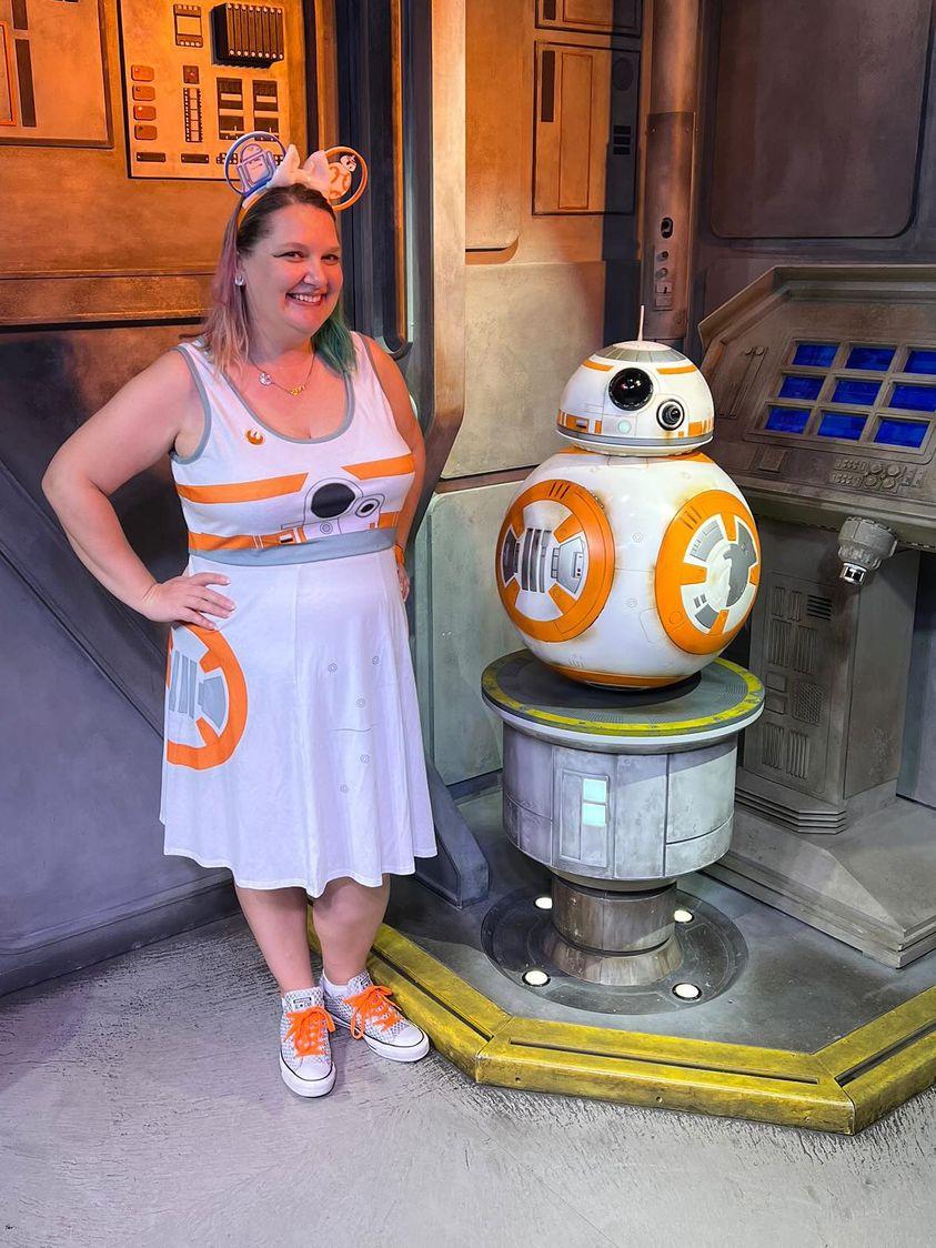 Star Wars BB-8 A-Line Dress - Instant Cosplay Costume Disney Bound