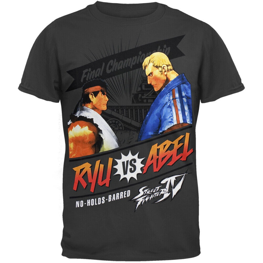 Street Fighter IV Ryu vs Abel Men's T-Shirt