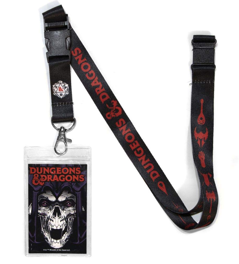 Dungeons and Dragons Lanyard ID Badge Holder
