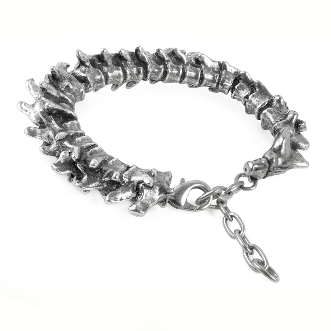 Vertebrae bracelet made of fine English Pewter.  Official Alchemy jewelry
