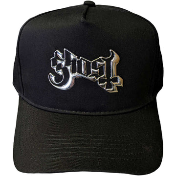Ghost Sonic Silver Logo Baseball Cap Official Band Hat