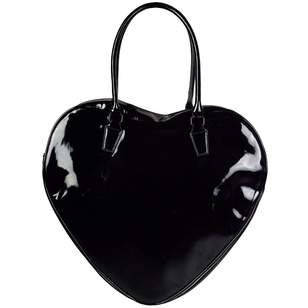 Jack-o-Lantern Face Bag Pumpkin Glitter Halloween Heart Handbag Large Purse