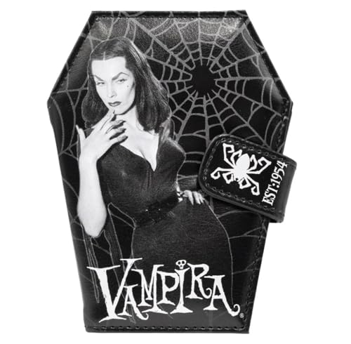kreepsville 666 Vampira Goth Pin-Up Queen Cobweb Coffin Wallet