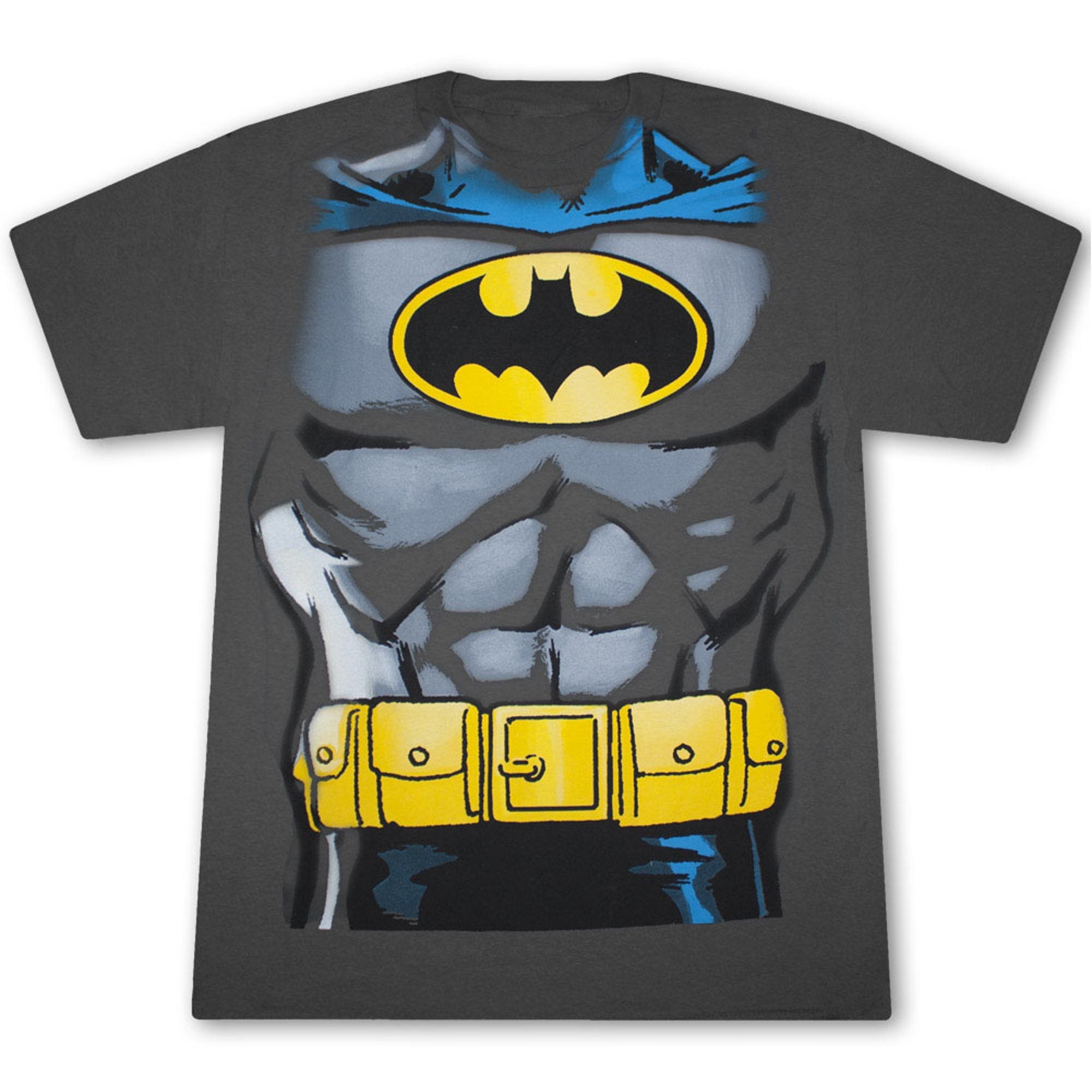 Batman Muscle Costume Men's T-Shirt - Official DC Comics Tee