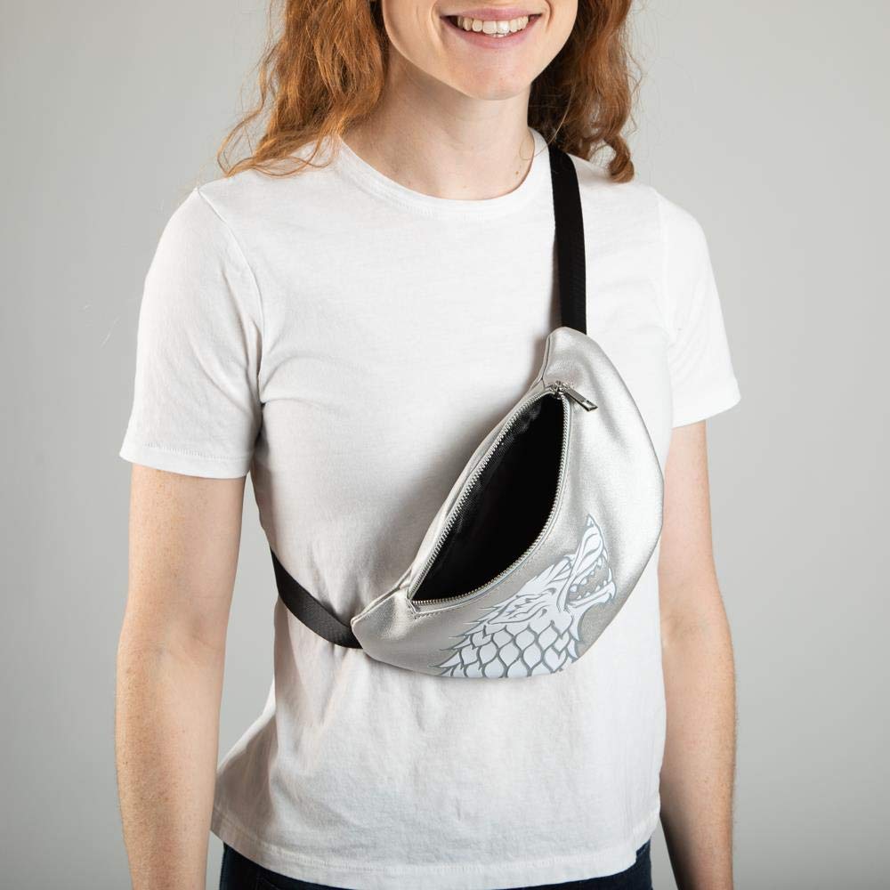 Game of Thrones - House Stark Fanny Pack Dire Wolf Belly Bag