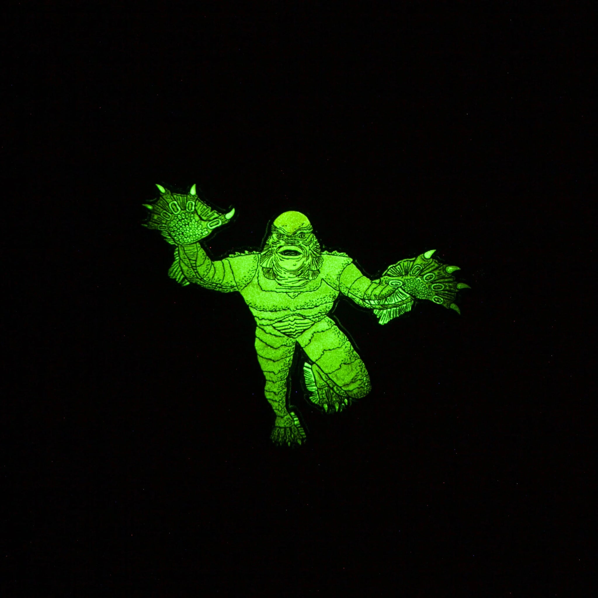 Glow in the Dark Creature From the Black Lagoon Pin