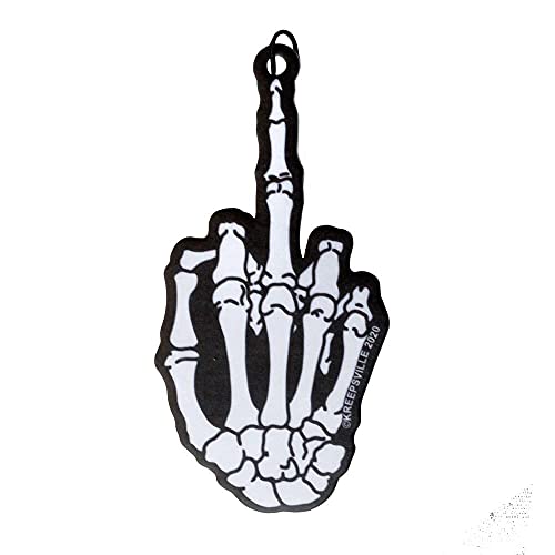 Middle Finger Hanging Car Air Freshener Spooky Scent
