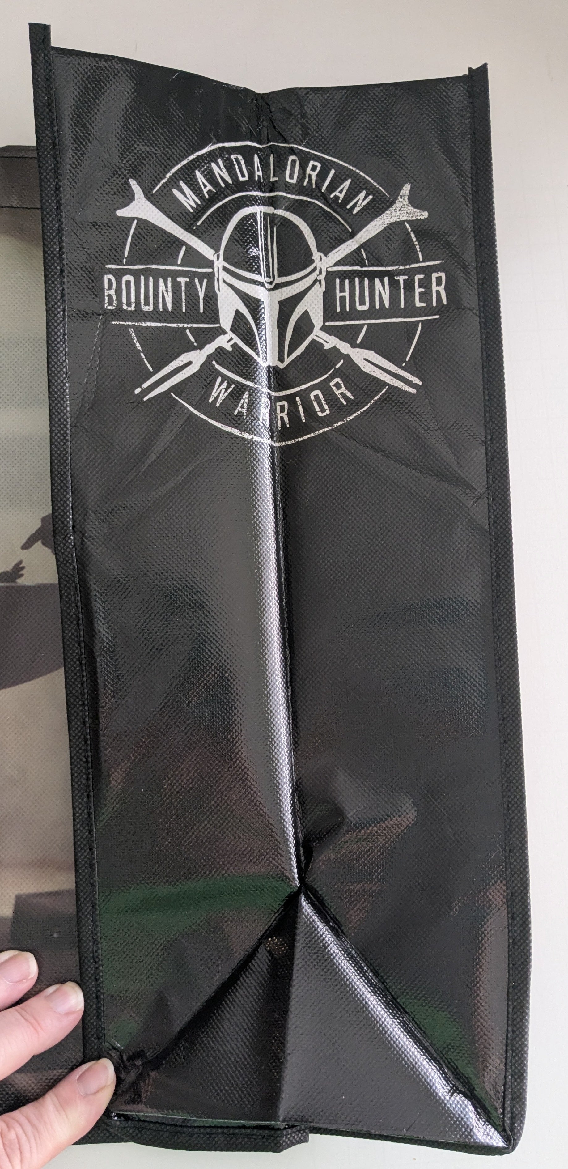 Star Wars The Mandalorian & Grogu 15" Tote Bag Bounty Hunter Warrior