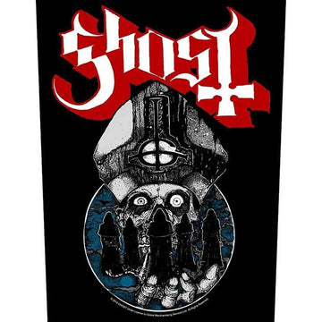 14" Ghost Papa Emeritus & The Nameless Ghouls Back patch Sew On Applique