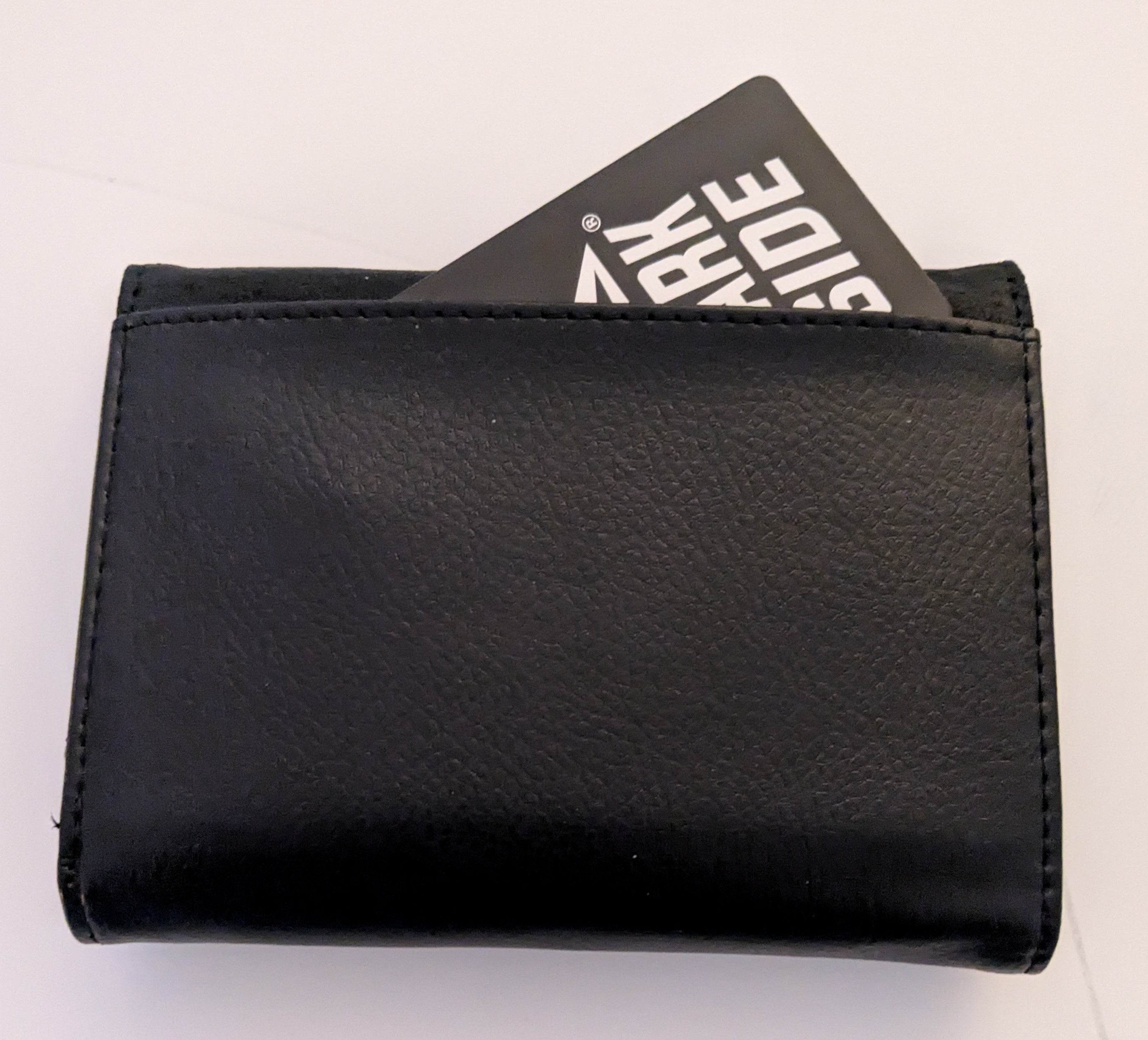 Baphomet Tri-Fold Wallet Black Faux Leather Satanic Tarot TriFold