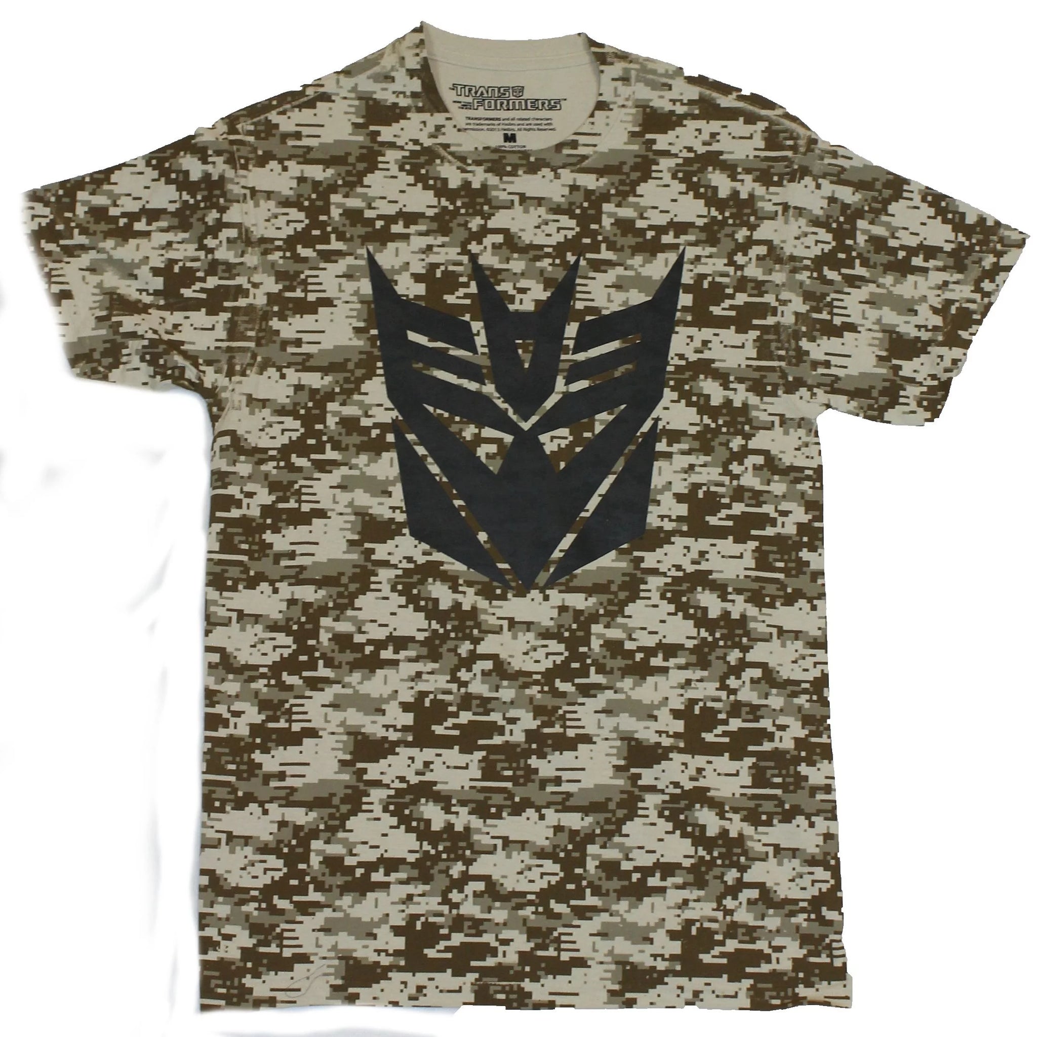 Transformers Decepticon Logo Digital Desert Camo T-Shirt