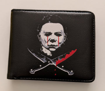 Michael Myers Bleeding Eyes Bi-Fold Wallet Official Halloween II Movie Merch
