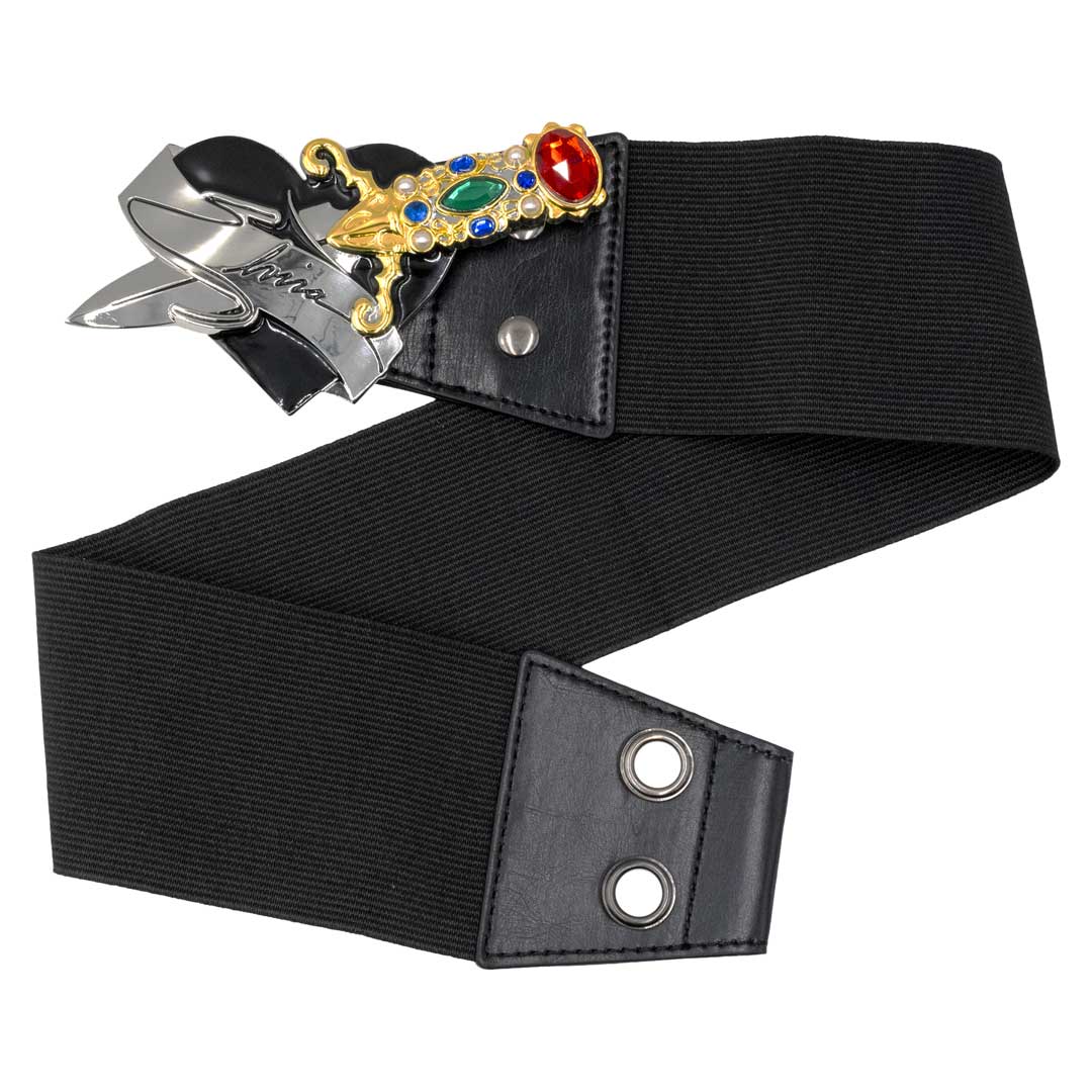 Elvira Dagger Belt with Elastic Waist - Mistress of the Dark Fashion Accessory