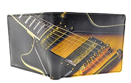 Shag Wear Electric Guitar Bi-Fold Wallet for Men