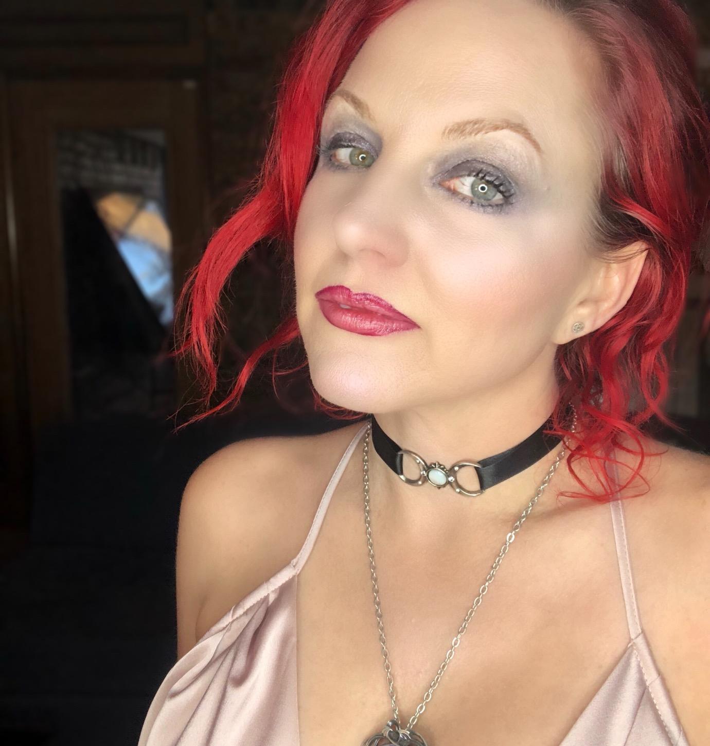 Triple Goddess Choker Triple Moon Necklace