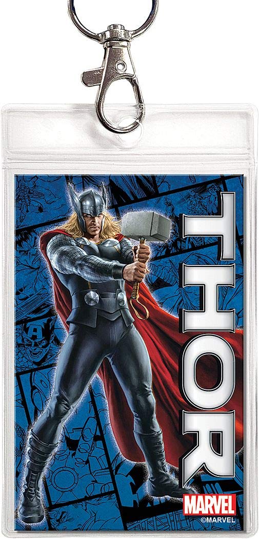 Marvel Comics Thor Lanyard ID Badge Holder - Official Avengers