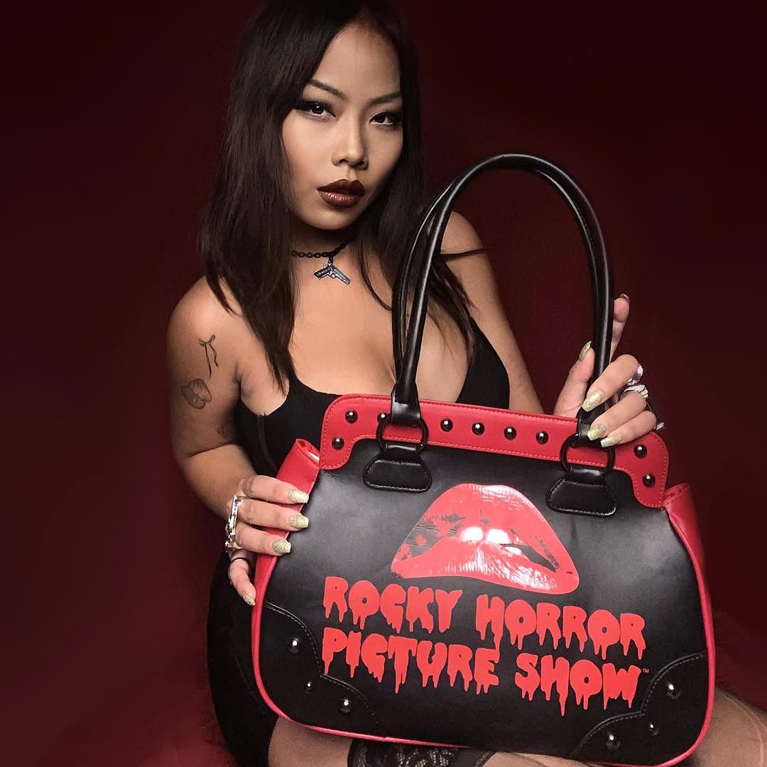Rocky Horror Picture Show Bitten Lips Bowler Bag