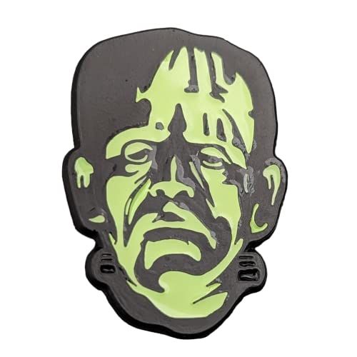 Universal Monsters Frankenstein Monster Enamel Pin – Glow in the Dark Official Horror Movie Pin