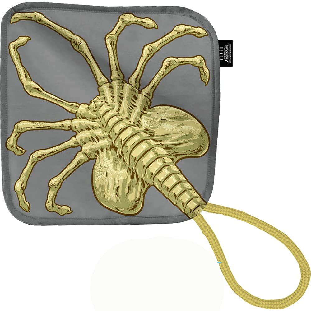 Alien Facehugger Face Towel with String Hanger Tail Loot Crate Exclusive