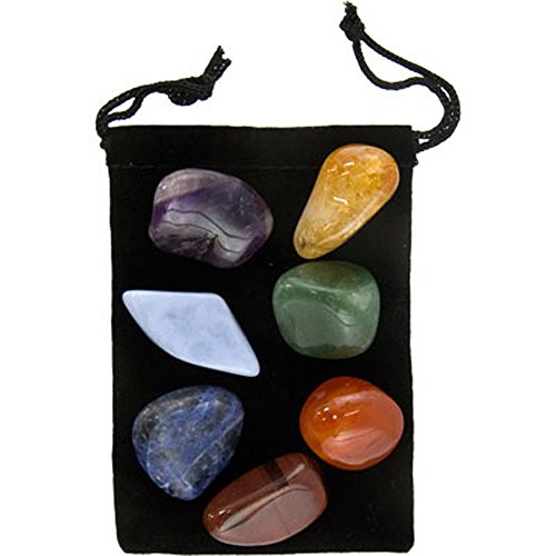Chakra Balancing Kit with 7 Stones and Pouch