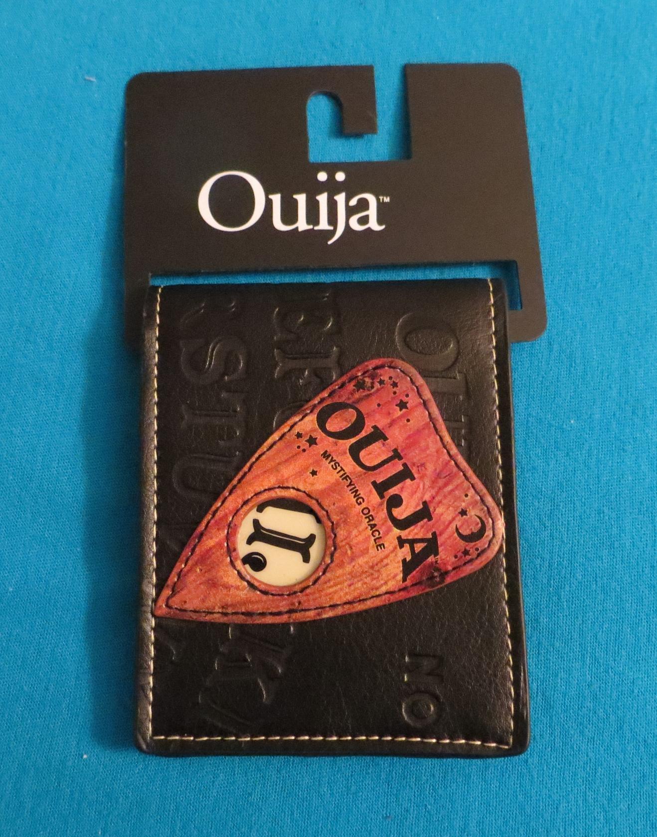 Hasbro Ouija Mystifying Oracle Board Game Bioworld Bifold Wallet (Black)