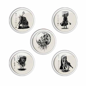 Sleep Token Vessel Mask Button Badge Pack of 5