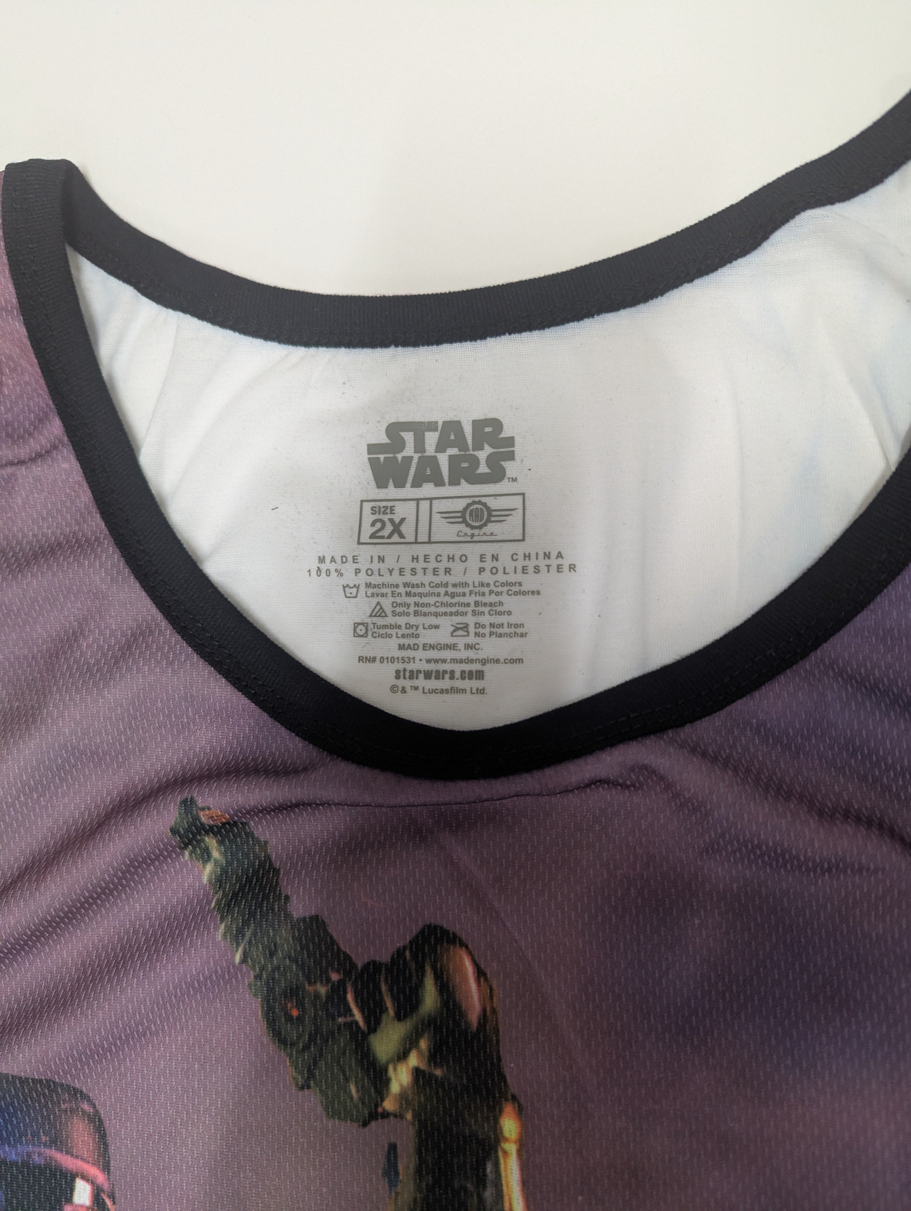 Star Wars Boba Fett Men's Sublimated Tank Top, Slim Fit XX-Large