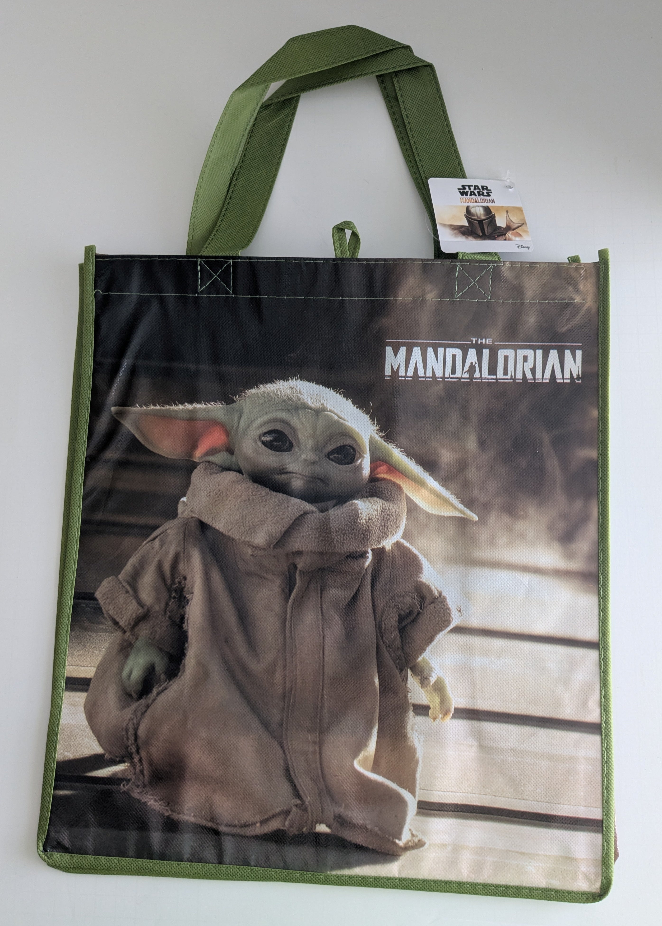Star Wars The Mandalorian Grogu 15" Tote Bag