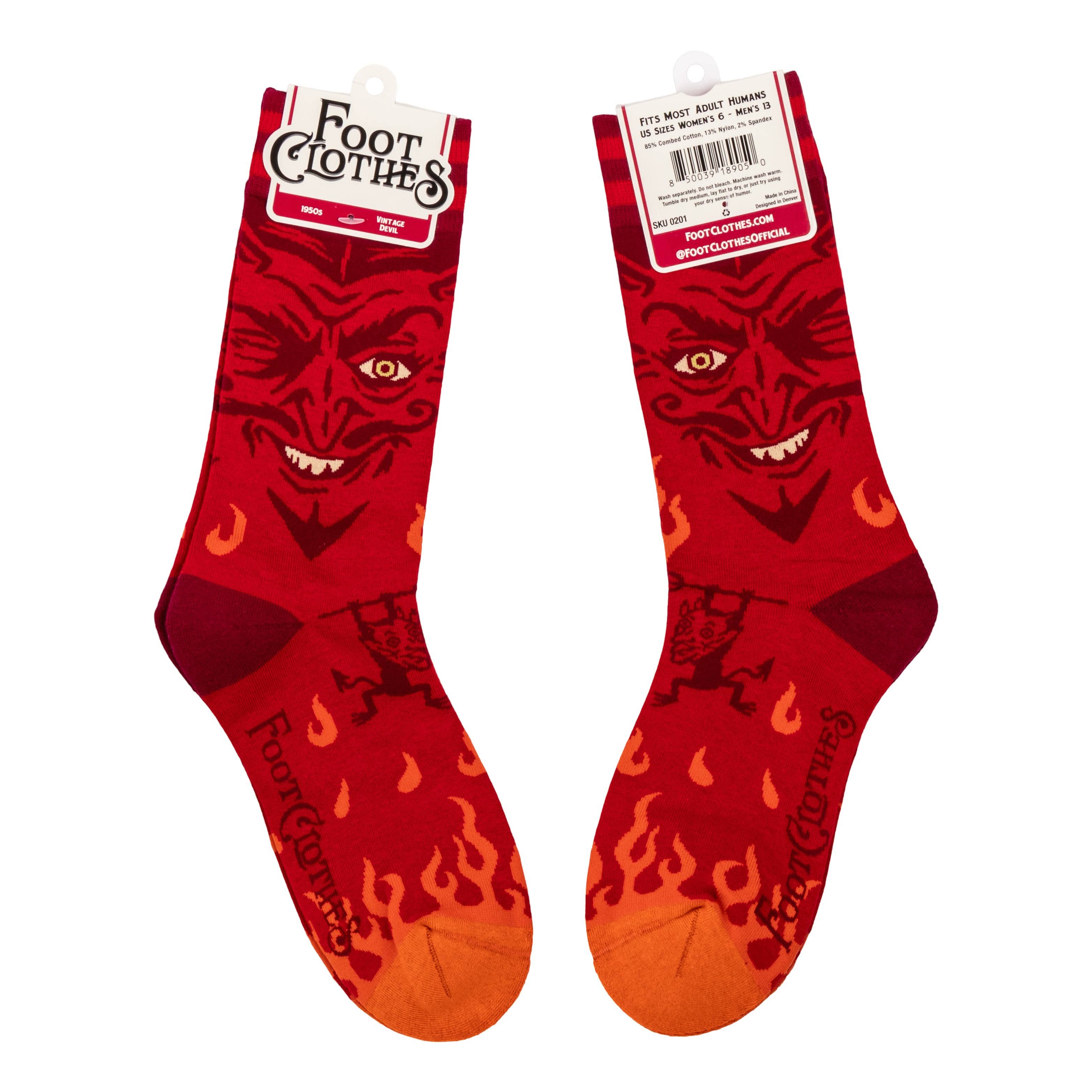 Vintage Devil Socks  are one Hell of a Fashion Upgrade!