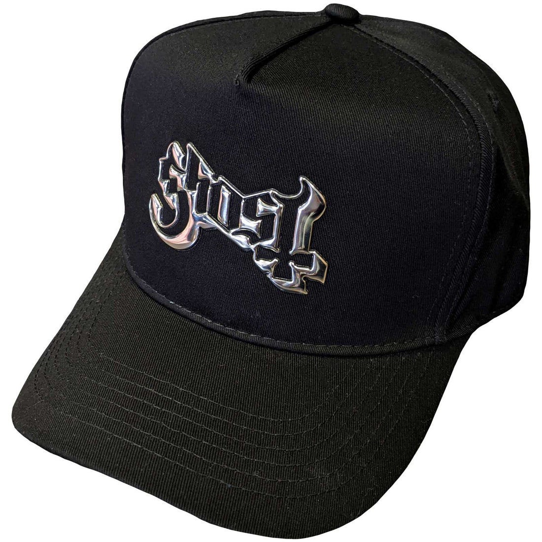 Ghost Sonic Silver Logo Baseball Cap Official Band Hat
