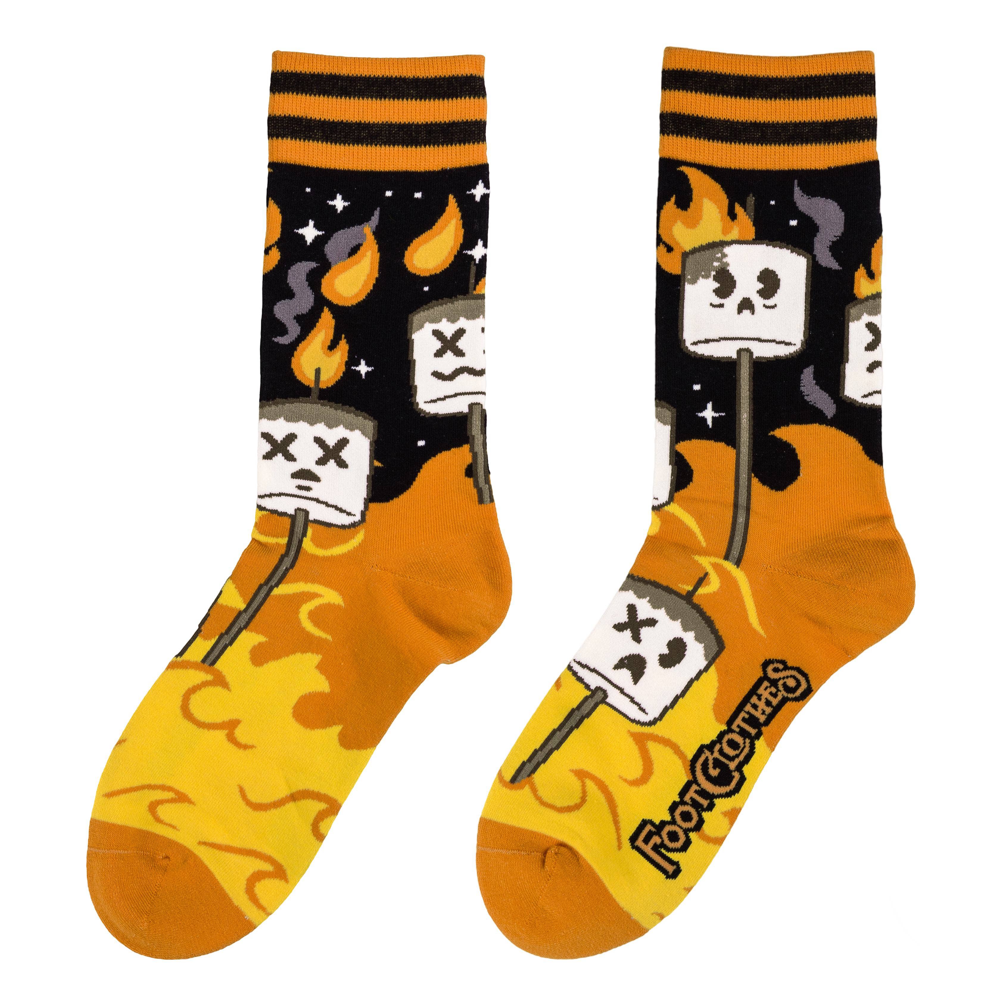 S'morbid Crew Socks  with Toasty Marshmallows