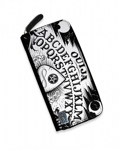 Ouija Board and Planchette Zip Around Wallet Women's Clutch