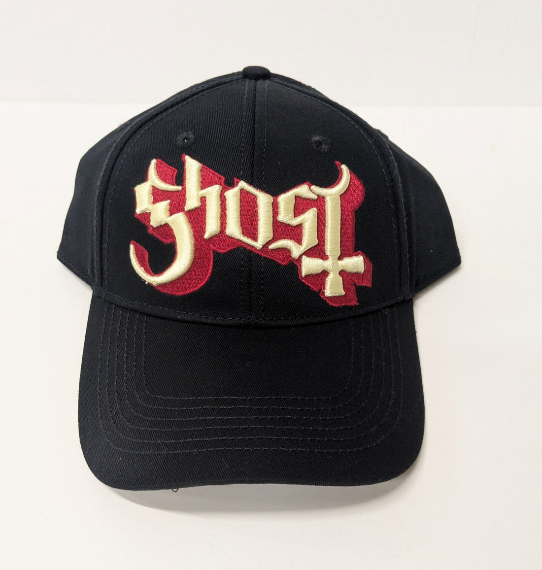 Ghost Embroidered Logo Snapback Hat Official Band Cap