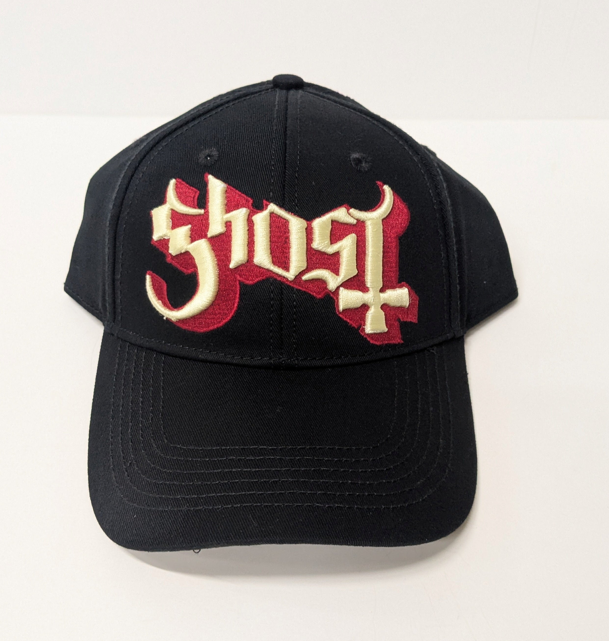 Ghost Embroidered Logo Snapback Hat Official Band Cap