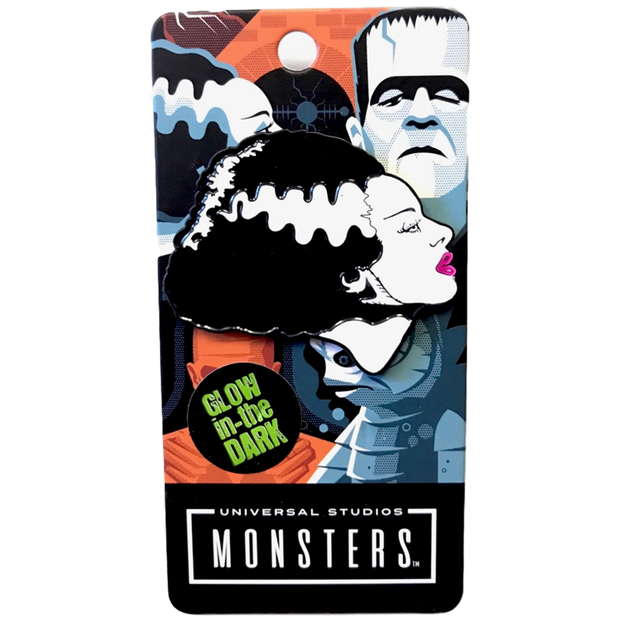 Universal Bride of Frankenstein Glow In The Dark Enamel Pin