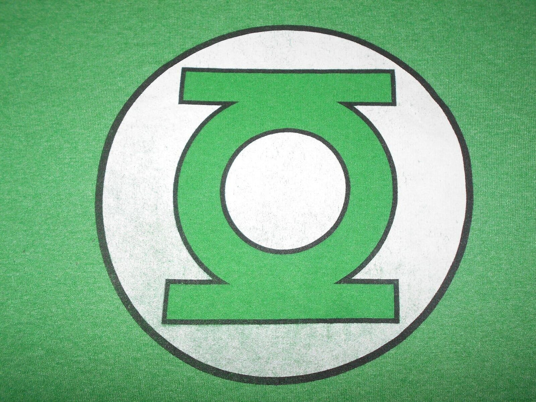 Official Green Lantern Logo T-Shirt - Men's Adult Small Superhero Tee