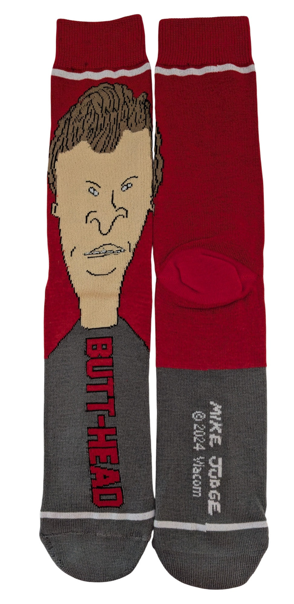 Beavis and Butthead 6-Pair Pack of Men's Crew Socks 6-12