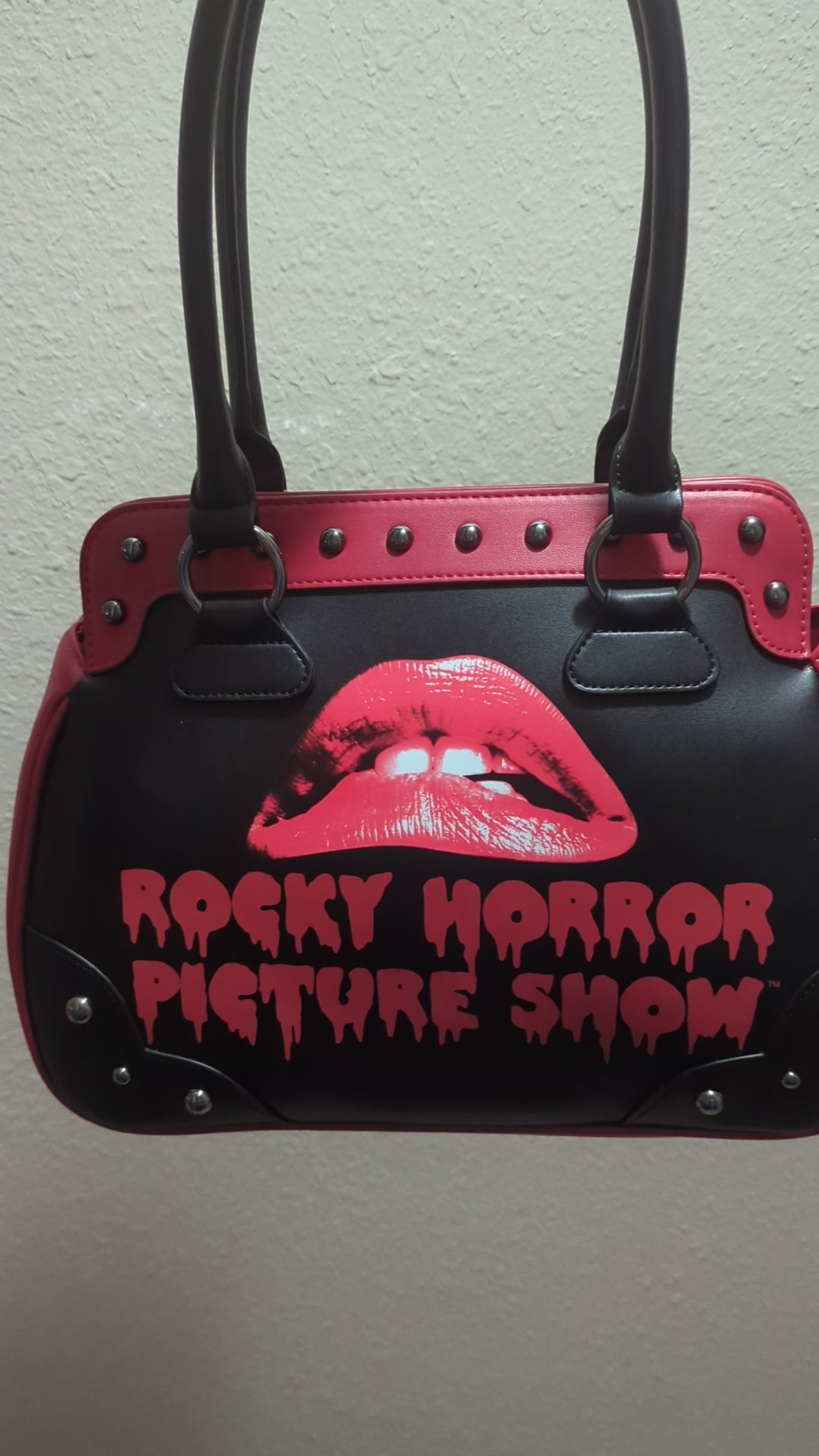 Rocky Horror Picture Show Bitten Lips Bowler Bag