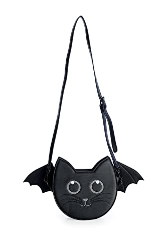 Lost Queen Dark Victorian Purse | Gothic Cat Print Shoulder Bag | Goth  Handbag (Call of the Phoenix Black)