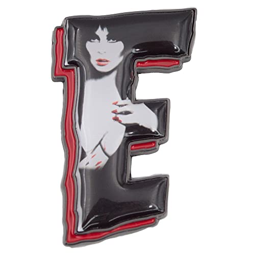 Kreepsville 666 Elvira E Letter Mistress Of The Dark Vampire Enamel Pin