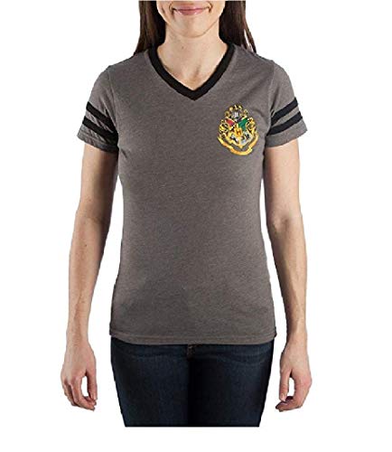 Harry Potter Hogwarts Juniors V-Neck T-shirt