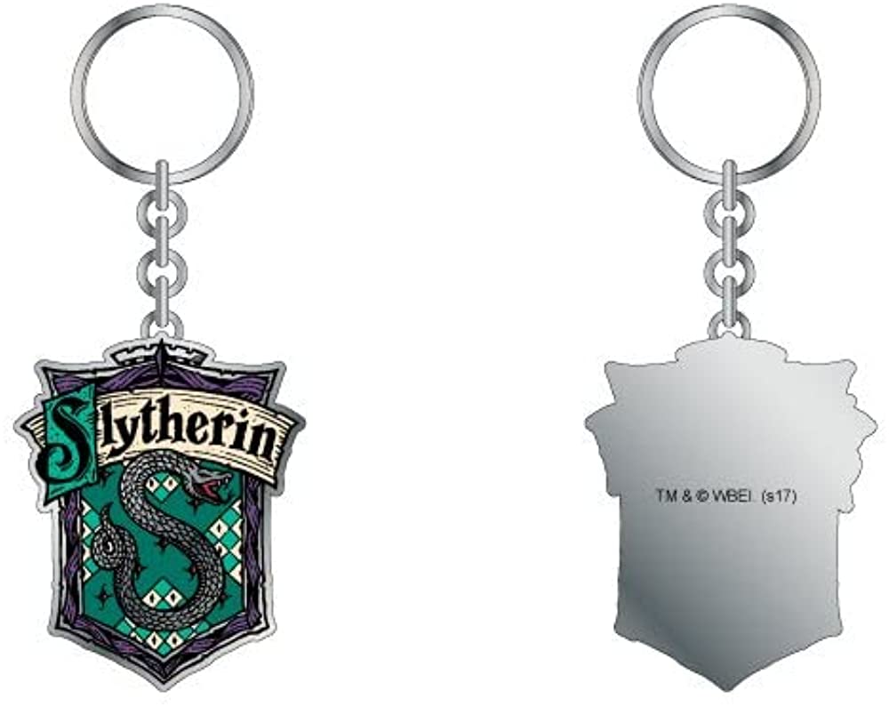 Slytherin Keychain Harry Potter Slytherin Keychain Slytherin House Crest - Harry Potter Keychain Slytherin Accessory