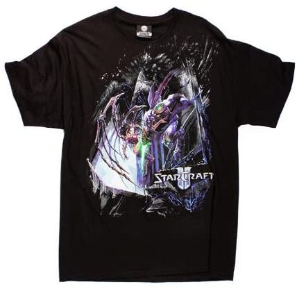 StarCraft II: Wings of Liberty Battle Men's T-Shirt, XX-Large