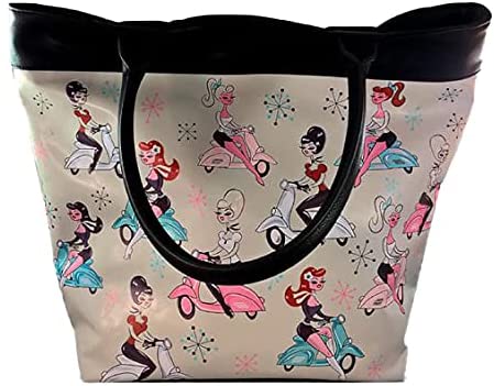 Miss Fluff Scooter Girls Tote Purse