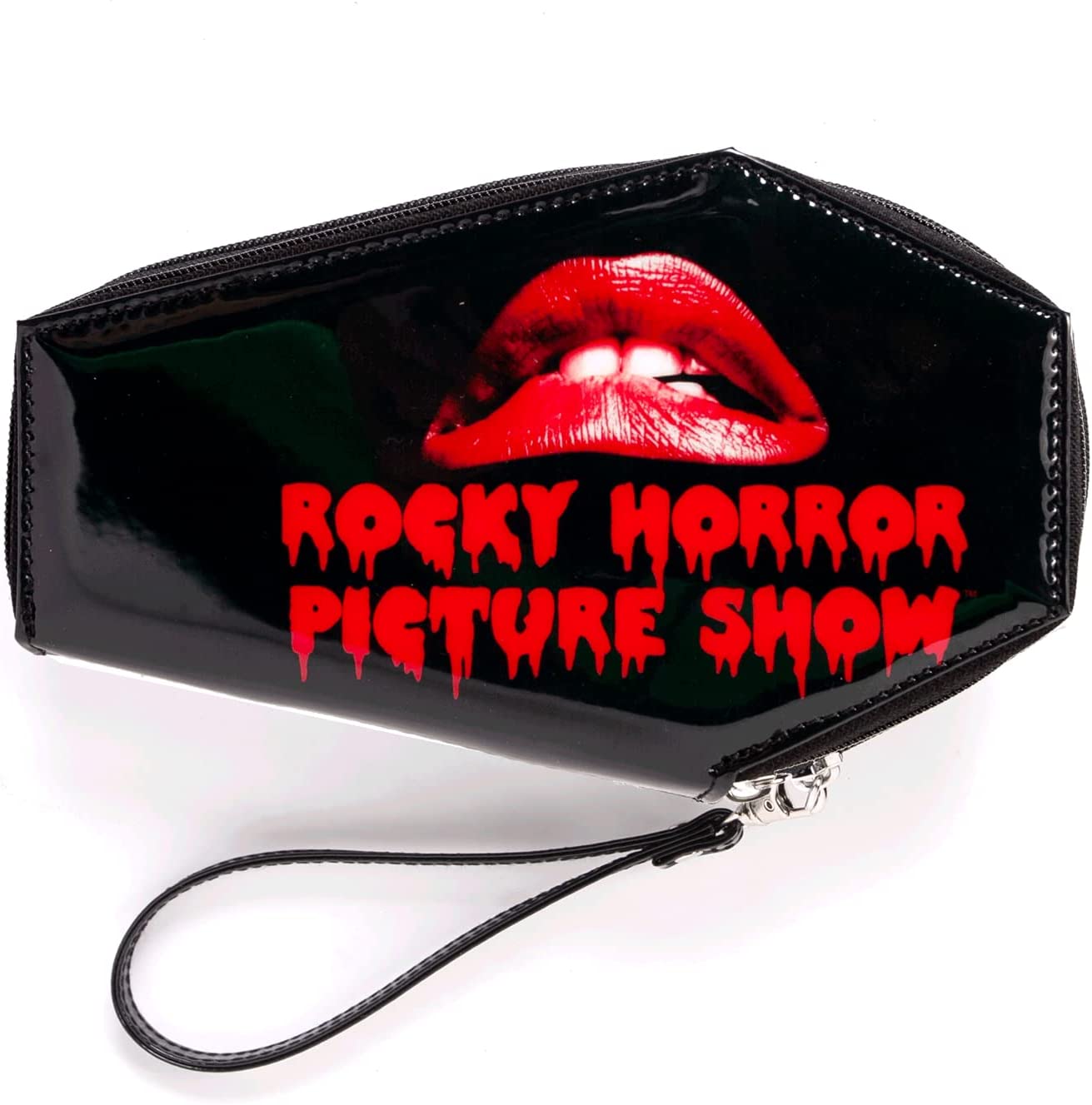 Rocky Horror Picture Show Zip Around Coffin Wallet Wristlet Clutch
